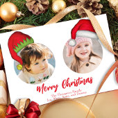 Weihnachten Niedlich Santa Elf Funny Whimsical 2 F