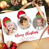 Weihnachten Niedlich Santa Elf Funny Whimsical 3 F