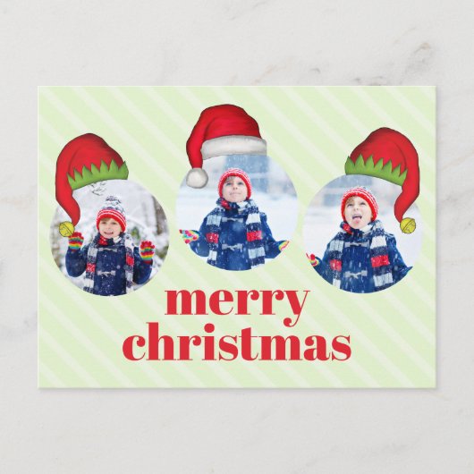 Weihnachten Niedlich Santa Elf Funny Whimsical 4 F (Vorderseite)