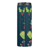 Weihnachten Niedlich Snowman Holiday Pattern Thermosbecher (Rückseite)