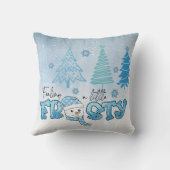 Weihnachten Niedlich Snowman Kissen (Rückseite)