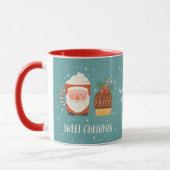 Weihnachten Niedlich Weihnachten Moderne Personali Tasse (Links)
