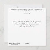 Weihnachten Niedlich Weihnachtsmäuse Religiöse Wei (Rückseite)