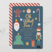 Weihnachten Niedlich Welch lustiger Whimsischer Ge Einladung (Vorne/Hinten)