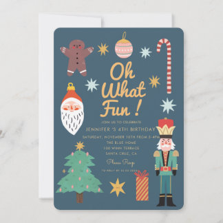 Weihnachten Niedlich Welch lustiger Whimsischer Ge Einladung