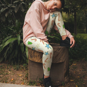 Weihnachten Niedliche einfache whimsical Cookie Cu Leggings