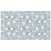 Weihnachten Niedliche moderne Tiere Tischdecke (Vorderseite (Horizontal))