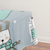 Weihnachten Niedliche moderne Tiere Tischdecke (Beispiel)