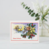 Weihnachten niedliche Vögel Dekoration (Stehend Vorderseite)