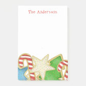 Weihnachten Niedliche Whimsical Holiday Cookies Sp Post-it Klebezettel (Vorderseite)