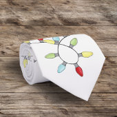Weihnachten Niedliche Whimsical Simple String Ligh Krawatte