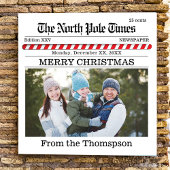 Weihnachten Niedliche Zeitung Drucktypografie Fotodruck