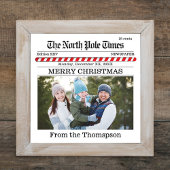 Weihnachten Niedliche Zeitung Drucktypografie Fotodruck