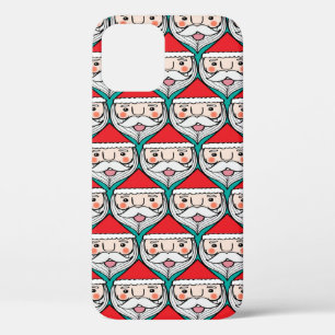 Weihnachten niedlichen santa Claus lächeln Gesicht Case-Mate iPhone Hülle