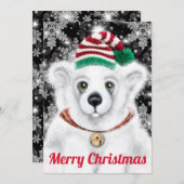 Weihnachten niedlicher Eisbärenkuchen, Weihbärchen (Vorne/Hinten)