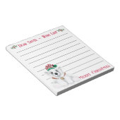 Weihnachten niedlicher Eisbärenkuchen, Weihbärchen Notizblock (angewinkelt)