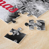 Weihnachten niedlicher Eisbärenkuchen, Weihbärchen Puzzle (Seite)