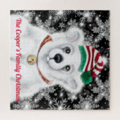 Weihnachten niedlicher Eisbärenkuchen, Weihbärchen Puzzle (Horizontal)