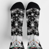 Weihnachten niedlicher Eisbärenkuchen, Weihbärchen Socken (Oben)