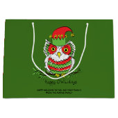 Weihnachten Niedlicher Feiertag Große Geschenktüte (Vorderseite)