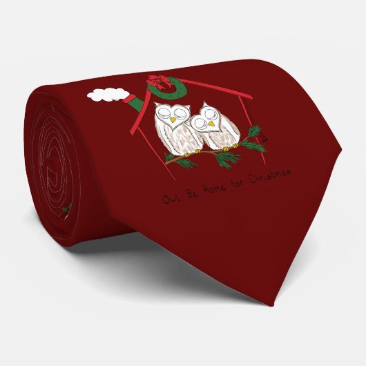 Weihnachten Niedlicher Feiertag Krawatte (Gerollt)