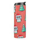 Weihnachten Niedlicher Weihnachtsmann Thermosbecher (Nach links gedreht)