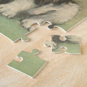 Weihnachten, Niedlicher Welpe unter Weihnachtsbaum Puzzle (Seite)