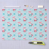 Weihnachten Niedlicher Winterpinguin Seidenpapier (Handwerk)