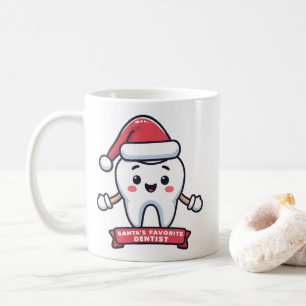 Weihnachten - Niedlicher Zahnarzt am liebsten Kaffeetasse