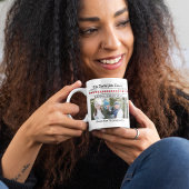 Weihnachten Niedliches Foto Whimsical Zeitung druc Kaffeetasse