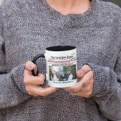 Weihnachten Niedliches Foto Whimsical Zeitung druc Tasse