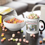 Weihnachten Niedliches Foto Whimsical Zeitung druc Tasse