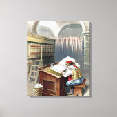 Weihnachten, Nikolaus Naughty oder Nizza Leinwanddruck (Vorderseite)