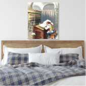 Weihnachten, Nikolaus Naughty oder Nizza Leinwanddruck (Insitu (Schlafzimmer))