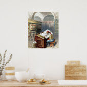 Weihnachten, Nikolaus Naughty oder Nizza Poster (Küche)