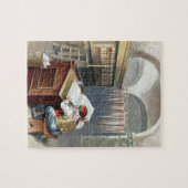 Weihnachten, Nikolaus Naughty oder Nizza Puzzle (Horizontal)