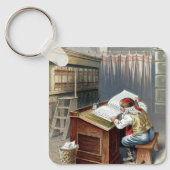 Weihnachten, Nikolaus Naughty oder Nizza Schlüsselanhänger (Vorderseite)