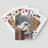 Weihnachten, Nikolaus Naughty oder Nizza Spielkarten (Rückseite)