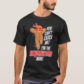 Weihnachten Ninjabread Man Funny Gingerbrot Design T-Shirt (Vorderseite)