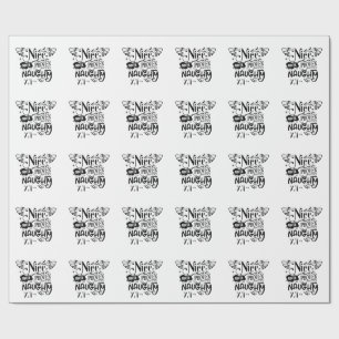 Weihnachten Nizza bis zum Beweis Naughty Funny San Geschenkpapier