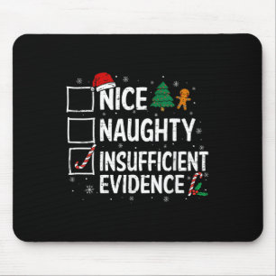 Weihnachten Nizza Unzureichende Beweise Santa Mousepad