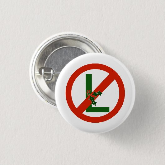 Weihnachten NO--L Spaß-WeihnachtsButton-Knopf Button (Vorne & Hinten)