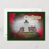 Weihnachten Nobska Point Leuchtturm (Vorne/Hinten)