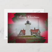 Weihnachten Nobska Point Leuchtturm (Vorne/Hinten)