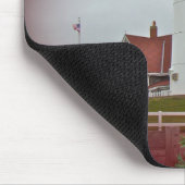 Weihnachten Nobska Point Leuchtturm Mousepad (Ecke)