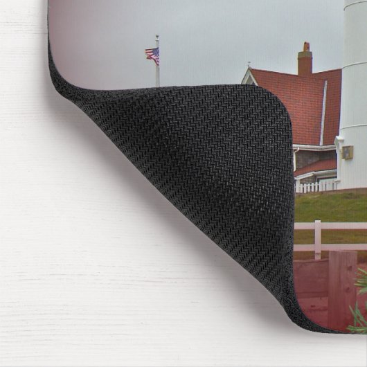 Weihnachten Nobska Point Leuchtturm Mousepad (Ecke)