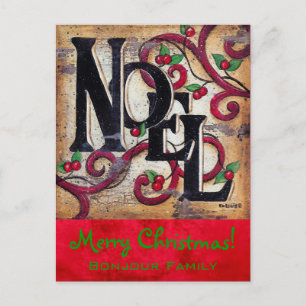 Weihnachten Noel ~ Postkarte