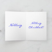 Weihnachten Nollaig Chridheil Red Star Weihnachtsk (Innenseite)