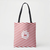 Weihnachten - Nordpol-Express-Paketdienst Tasche (Vorderseite)