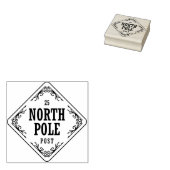 Weihnachten Nordpol Gummistempel (Stempel)